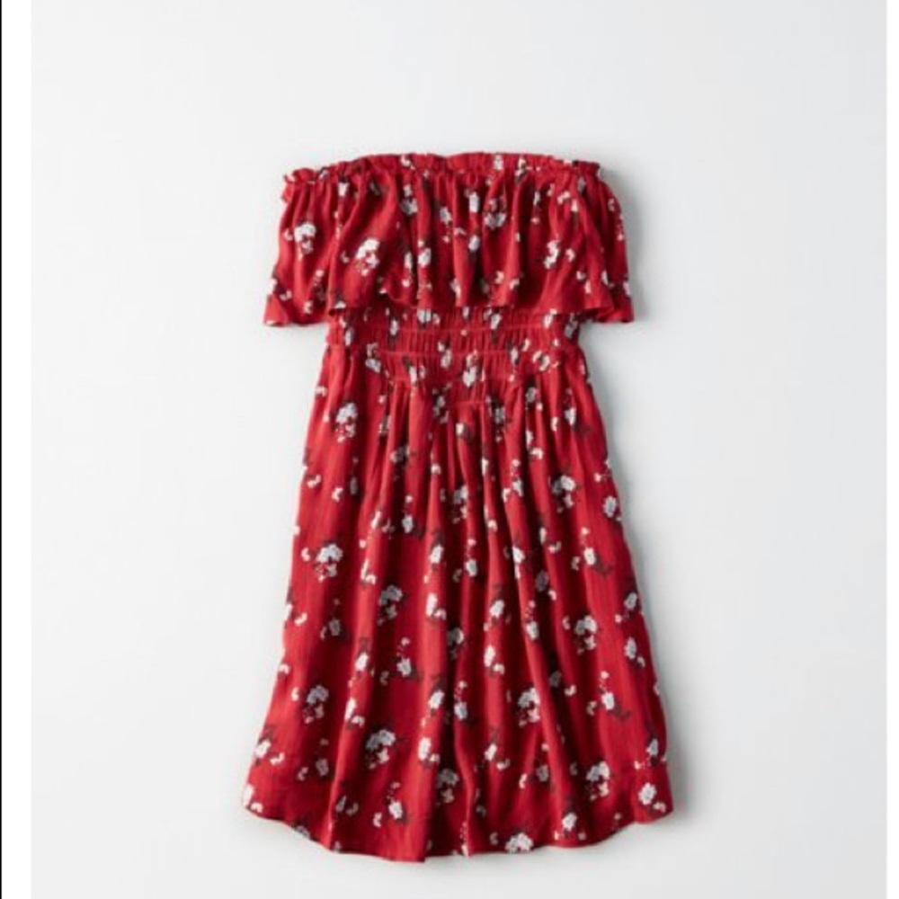 AE Smocked Overlay dress